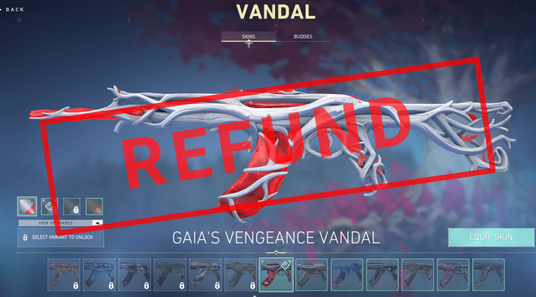 How to refund agents and weapon skins in VALORANT