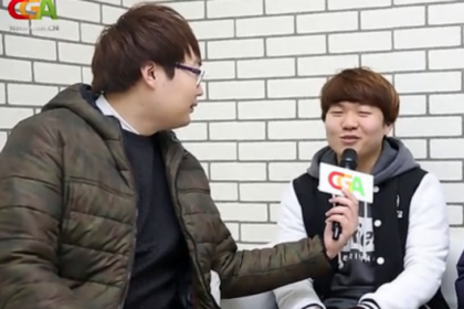 CGA’s Ryan interviews Rookie after his 2-0 victory against LGD