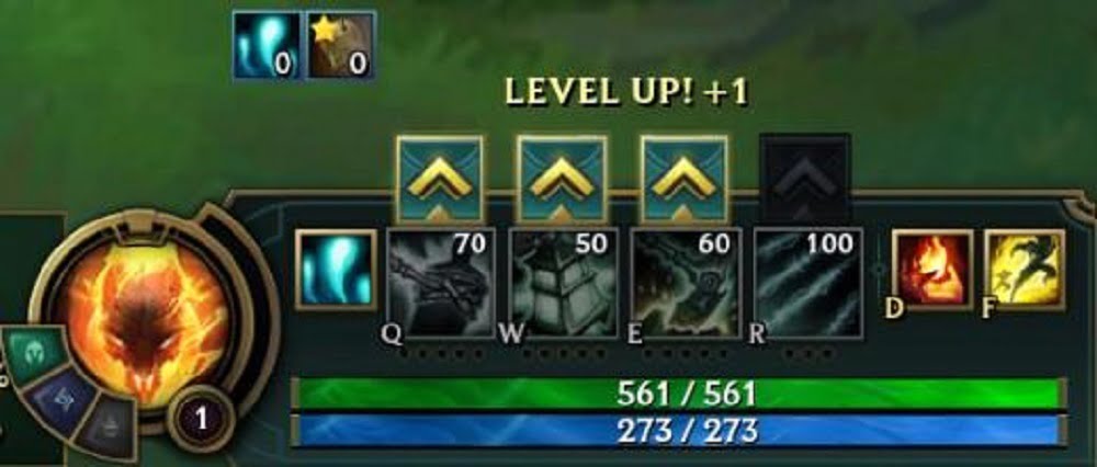 XP Level up in League of Legends