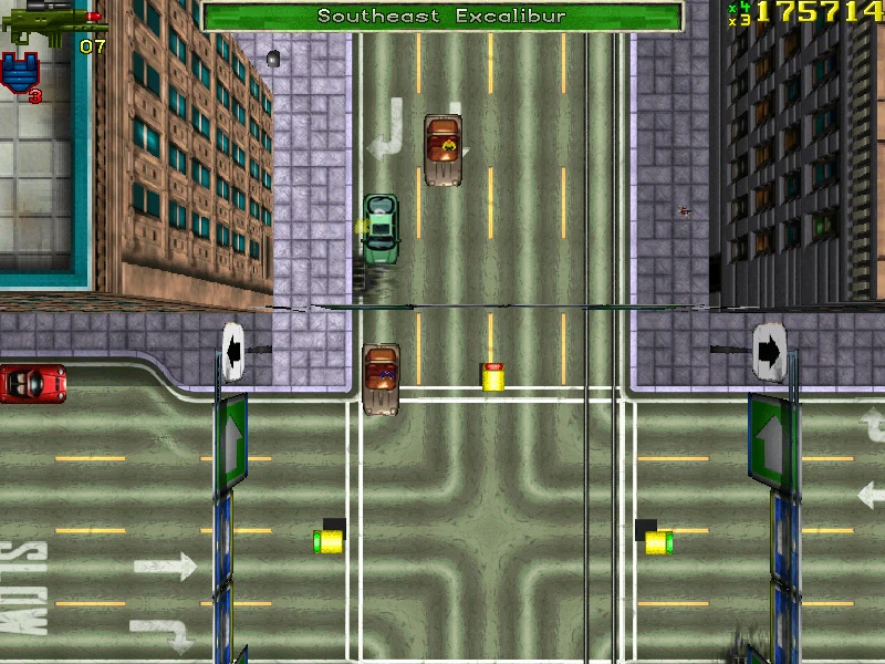 GTA1's top-down perspective