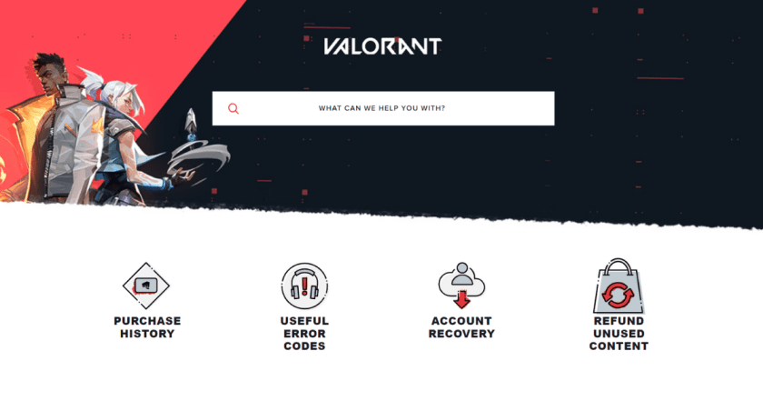 Account Recovery in Valorant