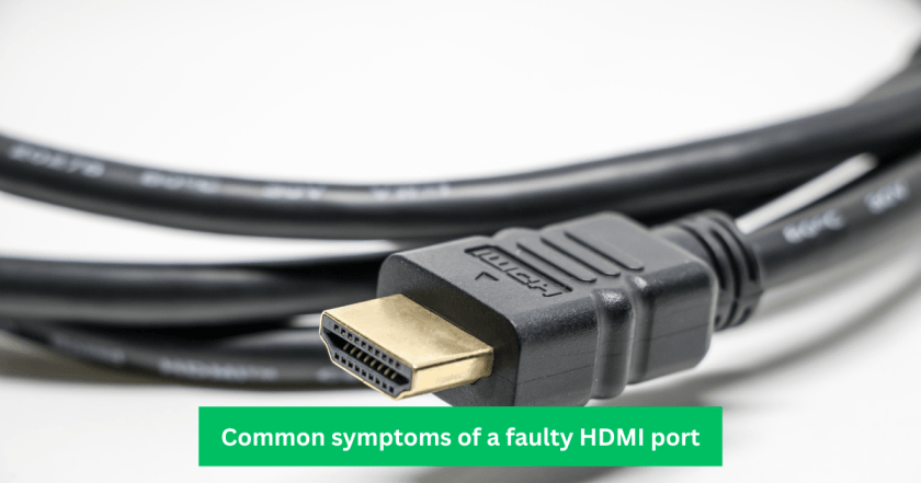 Common symptoms of a faulty HDMI port