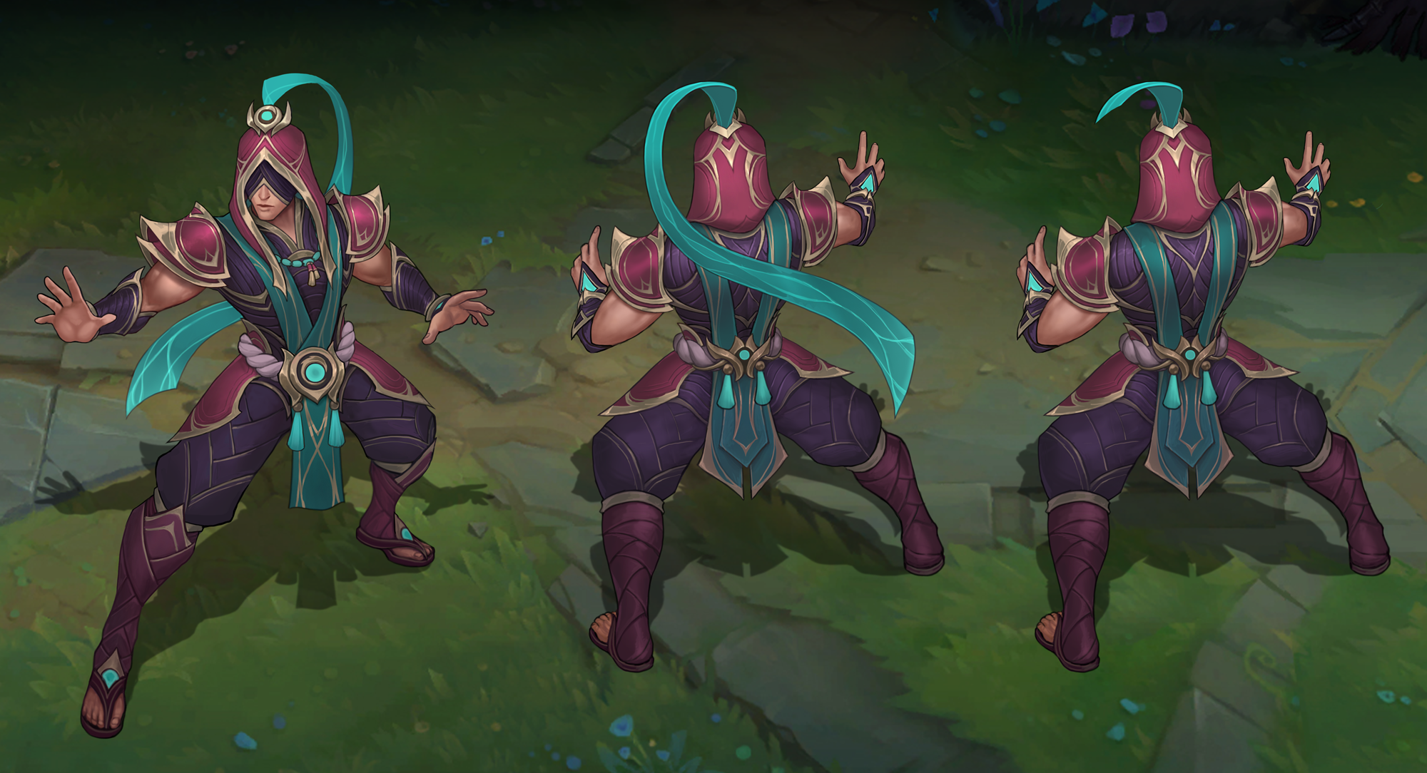 Lee Sin's Acolyte cosmetic.