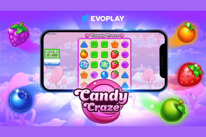 Evoplay offers an avalanche of sweet treats in Candy Craze