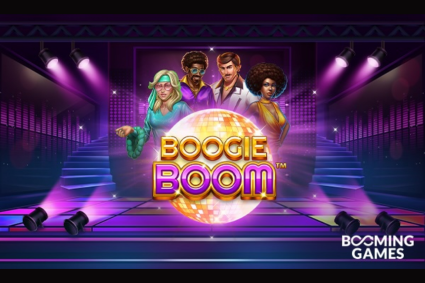 Time to get your groove on with ‘Boogie Boom’, a disco slot game by Booming Games