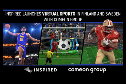INSPIRED LAUNCHES VIRTUAL SPORTS WITH COMEON GROUP