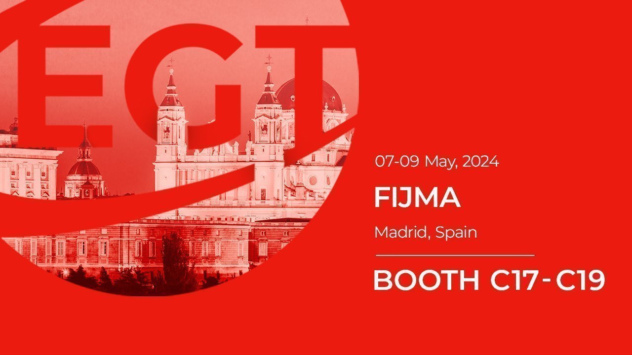 EGT will present its latest developments for the B2 Saloon and casino markets in Spain during FIJMA 2024, which will take place on 07-09 May.