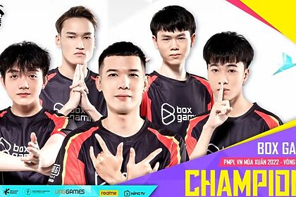 BOX Gaming emerged victorious in the PMPL Vietnam Spring 2022 tournament.